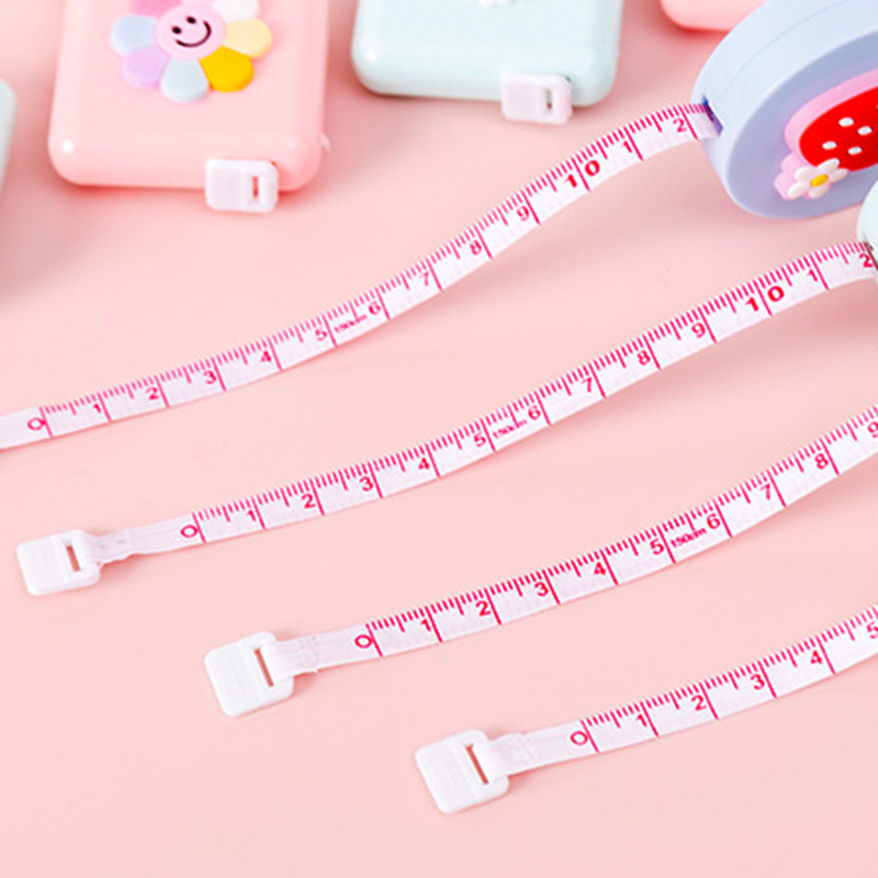 Thước dây cuộn mini hình hoạt hình đáng yêu tiện lợi