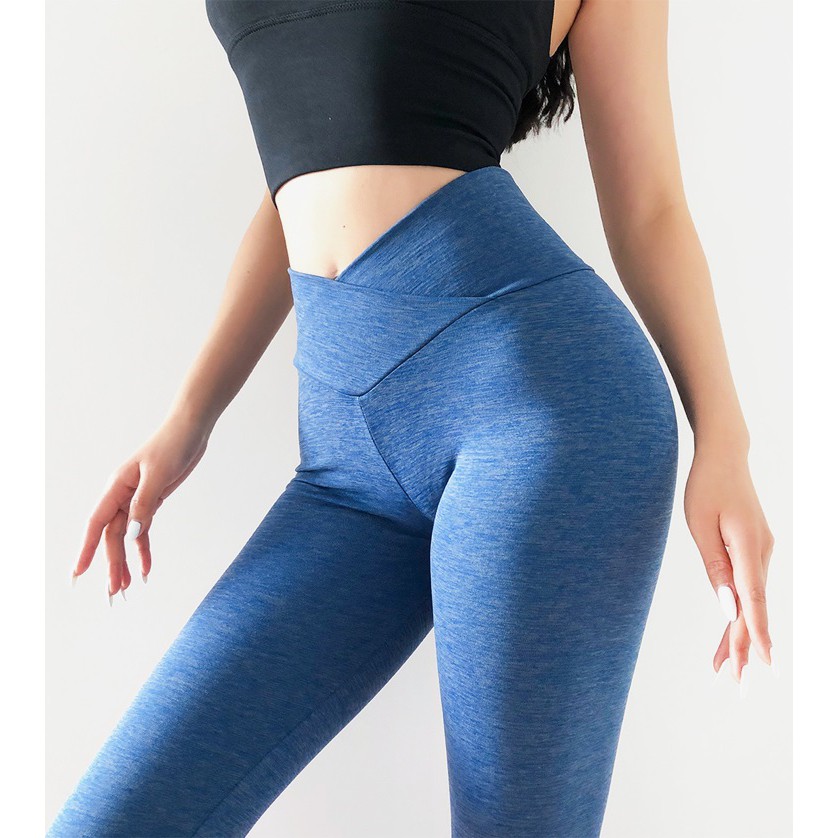 Quần tập gym,yoga,zumba vạt chéo nâng mông tôn dáng siêu đẹp TY06