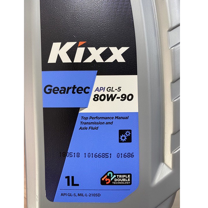 Dầu Nhớt Hộp Số Và Cầu Xe KIXX Geartec 80W-90 GL-5 | Hàng Chính Hãng