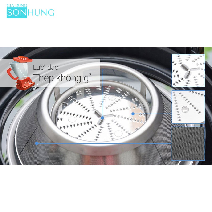 MÁY ÉP TRÁI CÂY TỐC ĐỘ NHANH PHILIPS HR1836 CÔNG SUẤT 500W