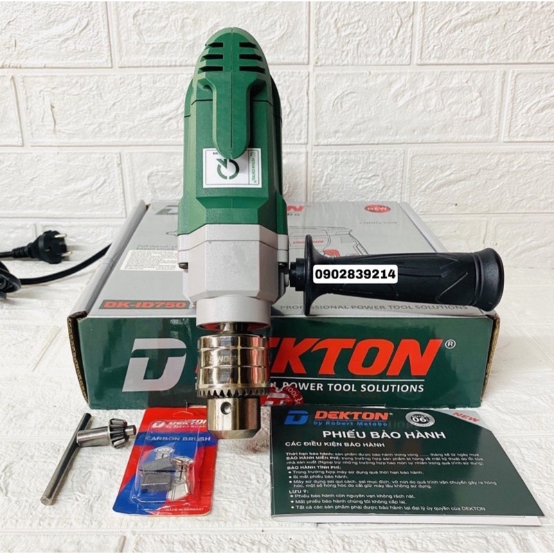 Máy Khoan Tua Chậm Dekton DK-ID750 - Đầu Cặp 13mm - Công Suất 750W