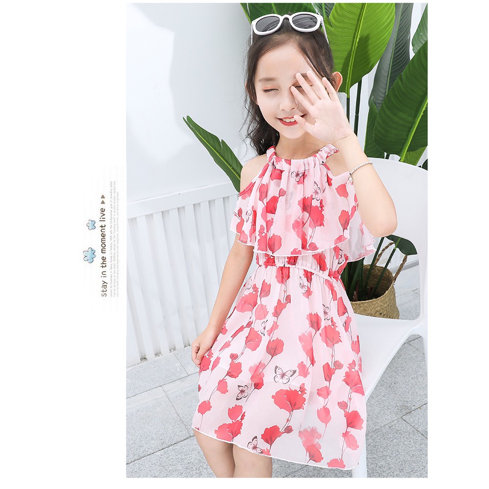 Váy đầm thời trang voan lụa mềm mại cho bé yêu size đại từ 10-40kg