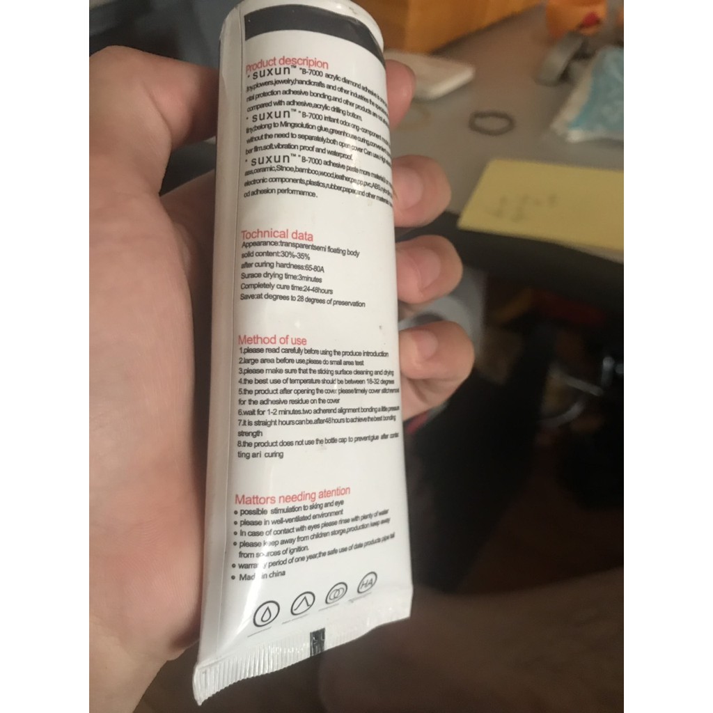 Keo dán ron, viền màn hình cảm ứng - Dán thủ công mỹ nghệ B-7000