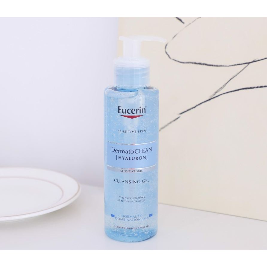 Sữa Rửa Mặt Dạng Gel Dịu Nhẹ Cấp Ẩm Cho Da Eucerin Sensitive Skin Dermatoclean Cleansing Gel 200ml