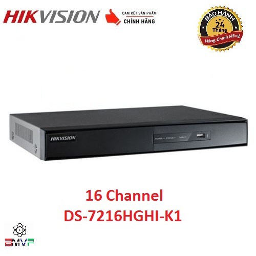 Đầu ghi hình 16 kênh Turbo HD 3.0 Hikvision DS-7216HGHI-K1  - Hàng chính hãng