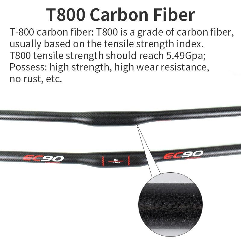 Tay lái xe đạp leo núi MTB EC90 31.8x660 / 680 / 700 / 720mm