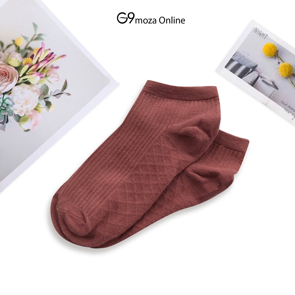 tất cổ ngắn trơn 02 G9moza