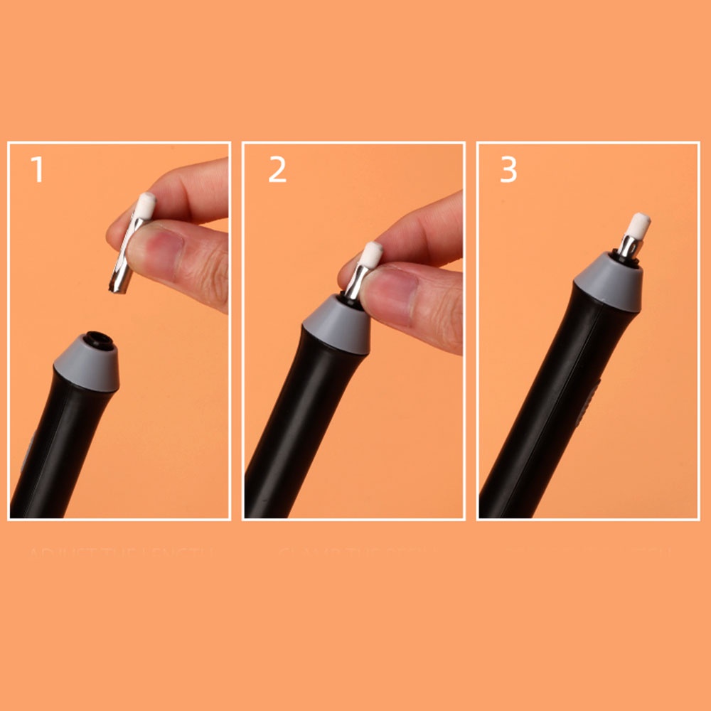 Bút tẩy điện Cục Tẩy Cao Su Tự Động Kèm Lõi Thay Thế Cho Vẽ Phác Thảo