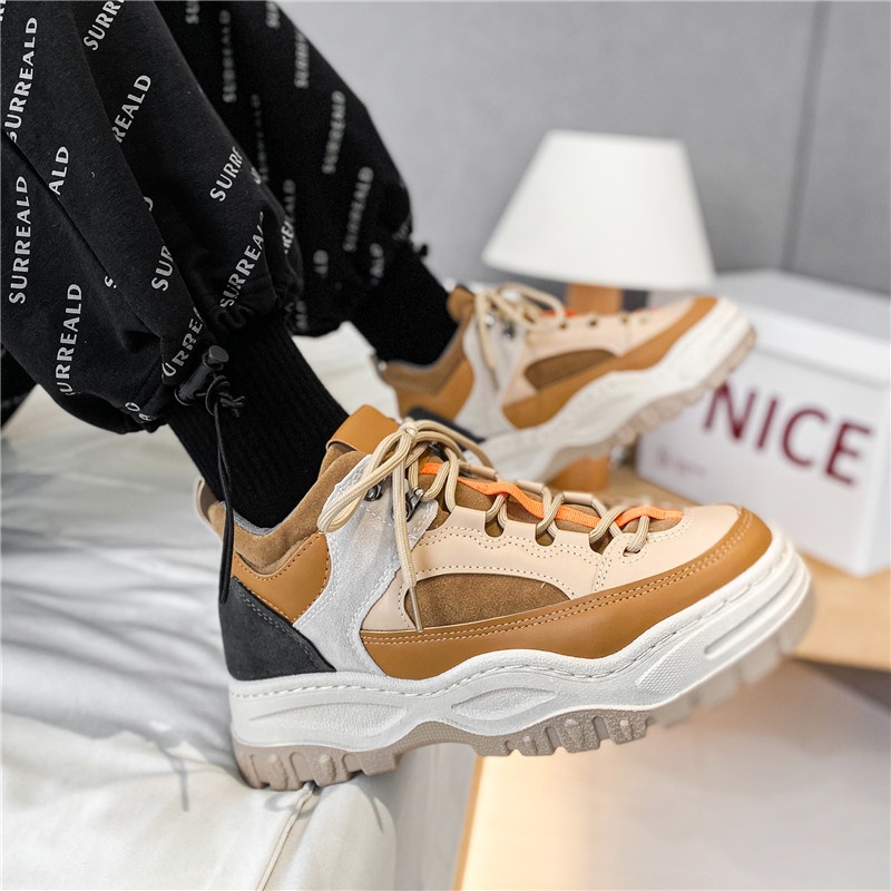 Sneakers nam HT14 - 5CM -Phong Cách Cực Ngầu, Thời Trang Trẻ Trung, Phối Màu Độc Lạ