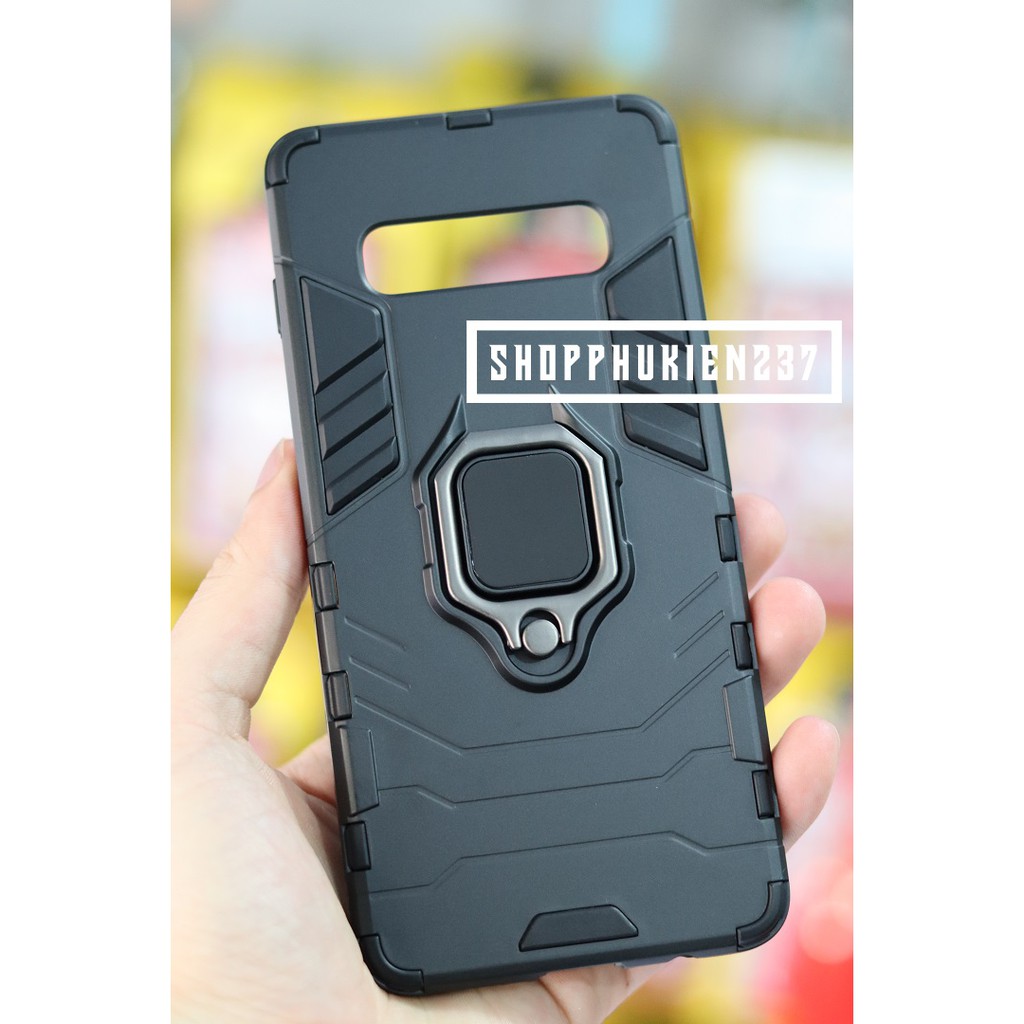 [Freeship toàn quốc từ 50k] ỐP LƯNG SAMSUNG GALAXY S10 PLUS , S10 ỐP CHỐNG SỐC IRONMAN VER 3 KÈM NHẪN CAO CẤP