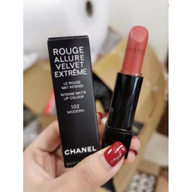 Son Chanel 102 Modern Màu Hồng Đất