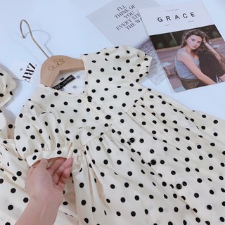 Váy đôi chấm bi dành cho mẹ và bé
