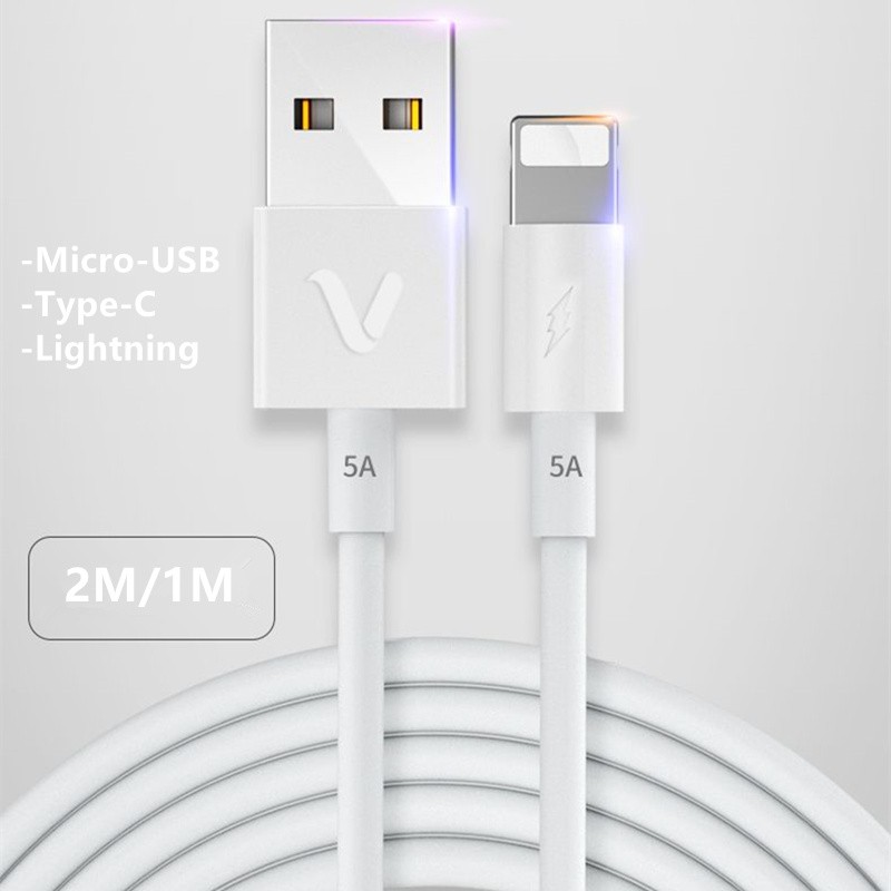 Cáp Sạc Nhanh 3a Cổng Micro Usb Type-C Cho Iphone