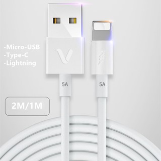 Cáp Sạc Nhanh 3a Cổng Micro Usb Type-C Cho Iphone