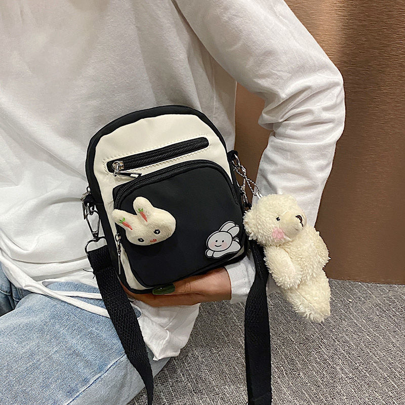 Túi Đeo Chéo canvas Chống Thấm Nước Phong Cách Harajuku Nhật Bản Mới 2023 Cho Nữ