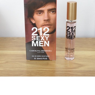 Nước hoa nam Carolina Herrera 212 Sexy Men 20ml nước hoa nam thơm lâu 212 nâu ngọt dịu