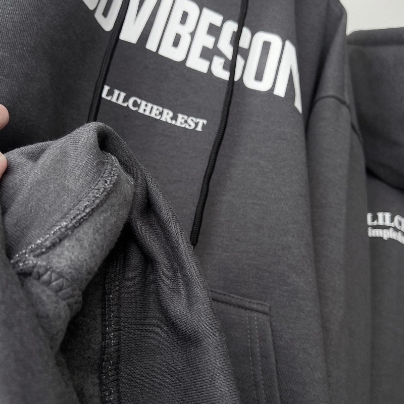 Áo hoodie nỉ lót bông Goodvibes unisex 2tclothes