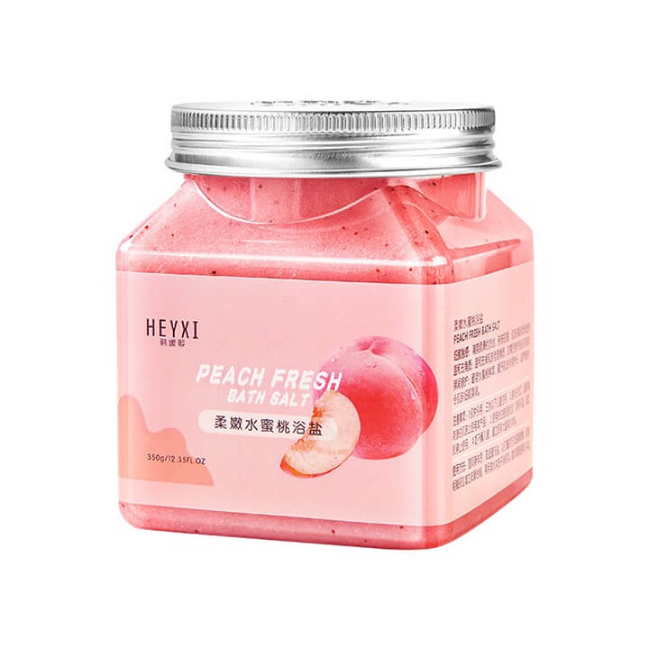 Muối tắm tẩy da chết Body Heyxi vị hoa quả 350gr đủ 4 vị giảm mụn lưng sáng da