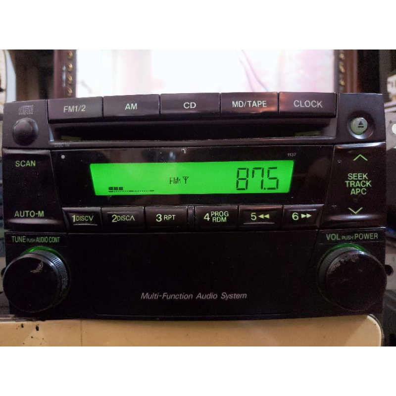 Đầu cd & tape md JAPAN  Mazda model 2003 2004