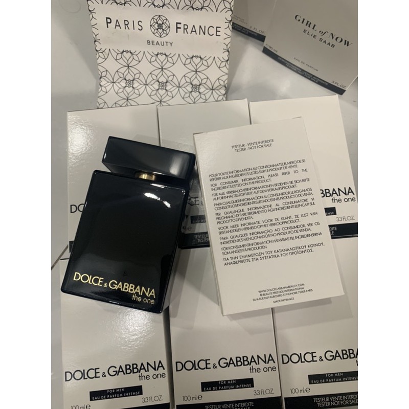 Nước hoa nam tester d&g the one for men edp intense 100ml