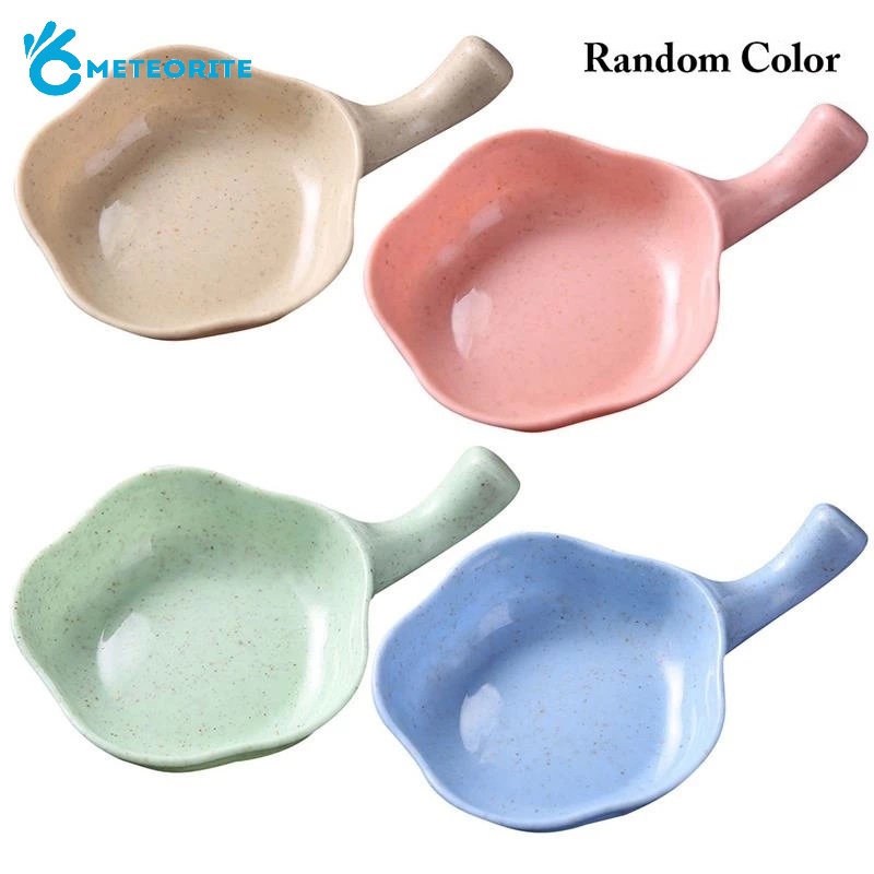 Đĩa Đựng Nước Chấm/ Nước Chấm Hình Bông Hoa Dễ Thương Có Tay Cầm Tiện Dụng Cho Nhà Bếp