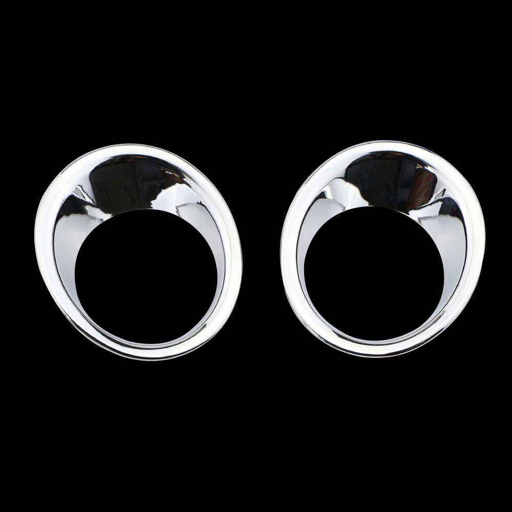 1 Cặp Ốp Đèn Sương Mù Phía Trước Mạ Chrome Dành Cho Xe Toyota Fortuner 2016+