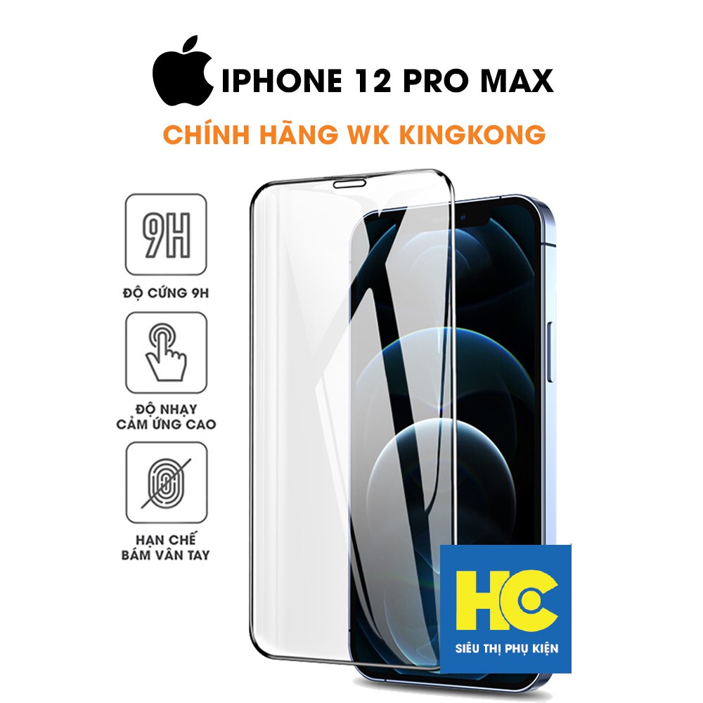 Cường lực Iphone 12 Pro Max chính hãng KingKong chống va đập trầy xước – Dán màn hình Iphone 12 Pro Max