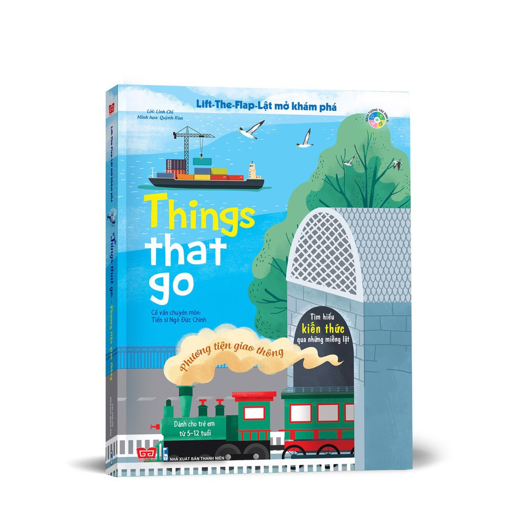 Sách lật mở khám phá Lift the flap - Things that go - Phương tiện giao thông