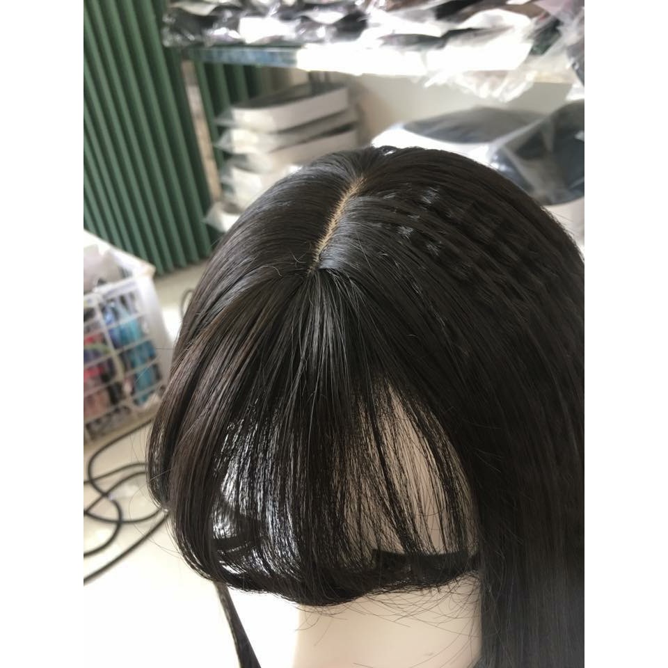 tóc giả nguyên đầu cao câp chịu nhiêt❤️freeship-tặng lưới chùm tóc-8136