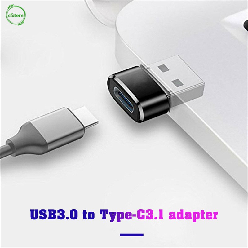 Đầu cáp chuyển đổi lỗ cắm Usb 3.0 Type A sang đầu cắm Usb 3.1 Type C | BigBuy360 - bigbuy360.vn