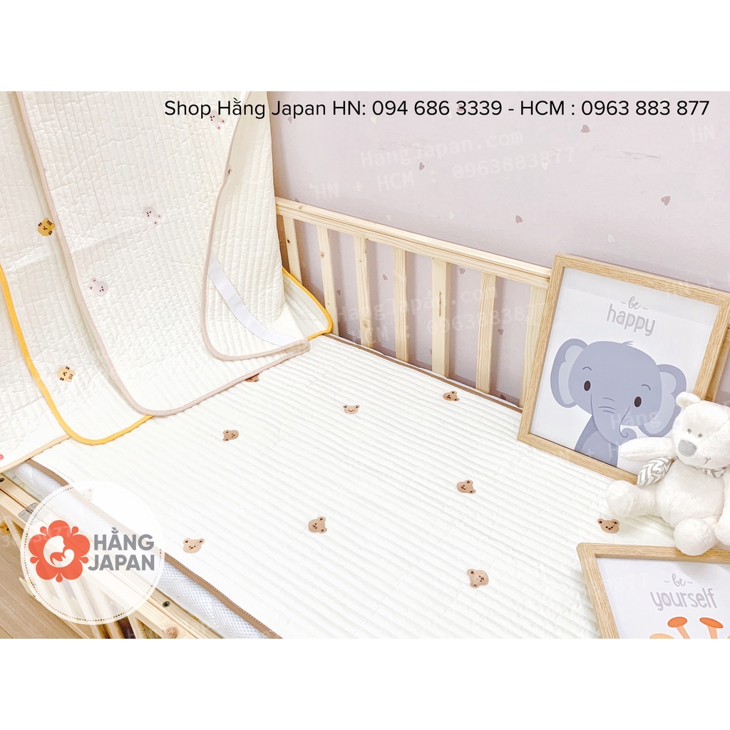 Thảm lót thêu họa tiết kích thước 60*120cm xinh xắn đáng yêu cho bé