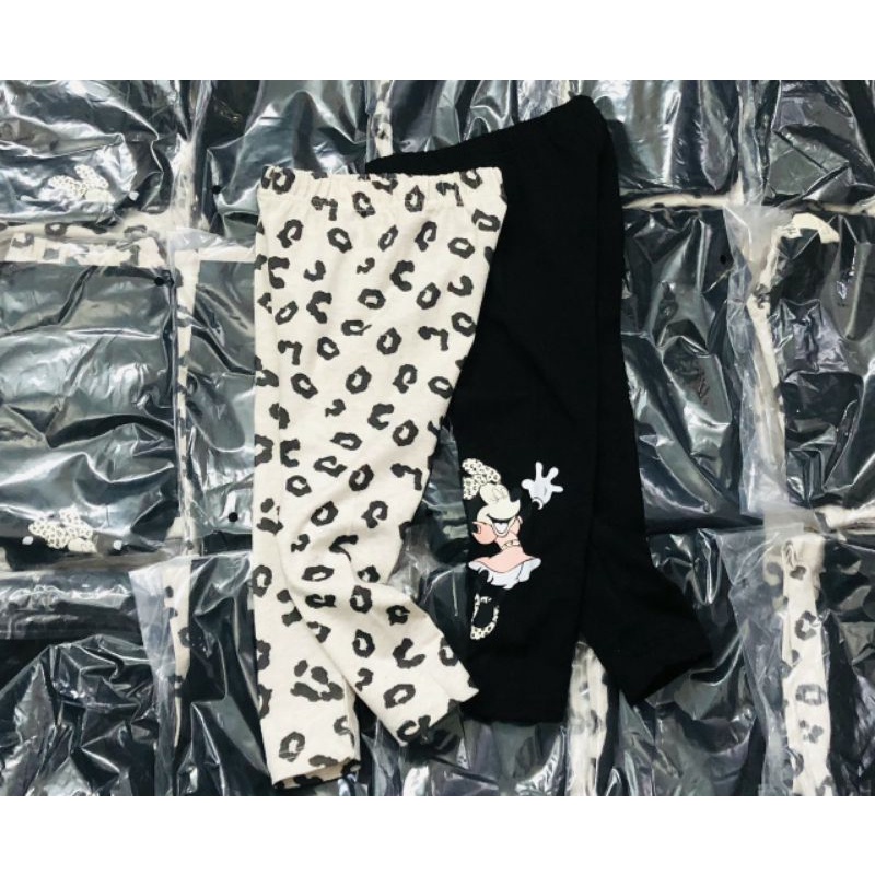 Set 2 quần legging Minnie H.m