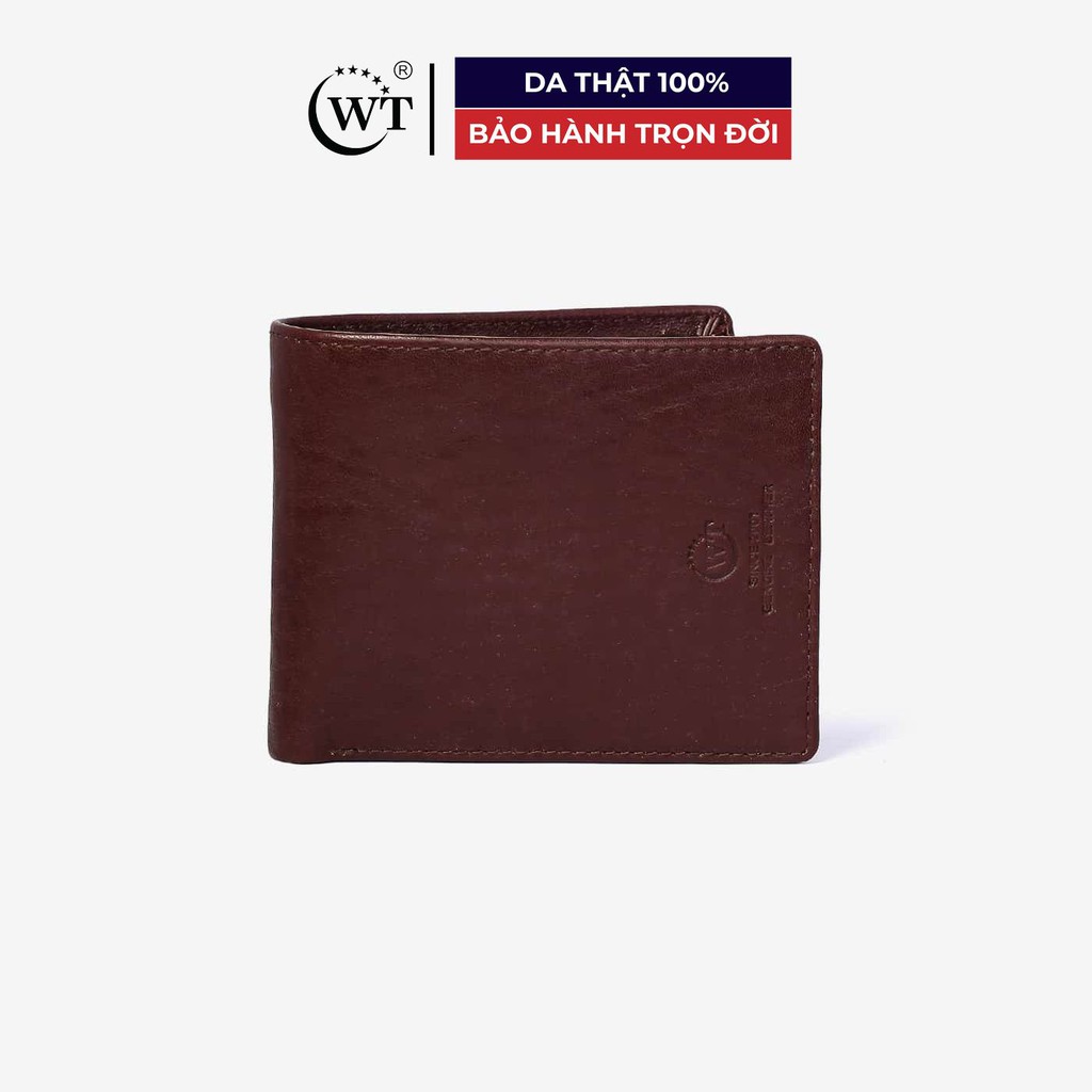 Ví Da Nam Da Bò Cao Cấp Màu Nâu, Màu Đen WT Leather 0864.1, 0864.2