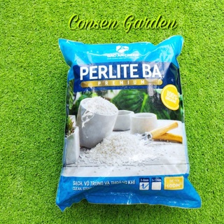 Đá Perlite - Đá Trân Châu Tơi Xốp Trồng Sen Đá, Cây Kiểng Túi 10dm3