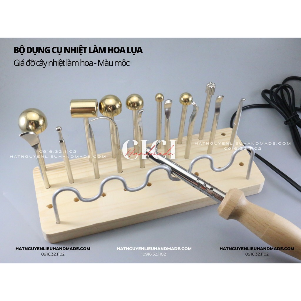 Giá để bộ dụng cụ nhiệt hoa Cici Handmade nguyên liệu DIY hạt đính kết, hạt pha lê hạt cườm đính
