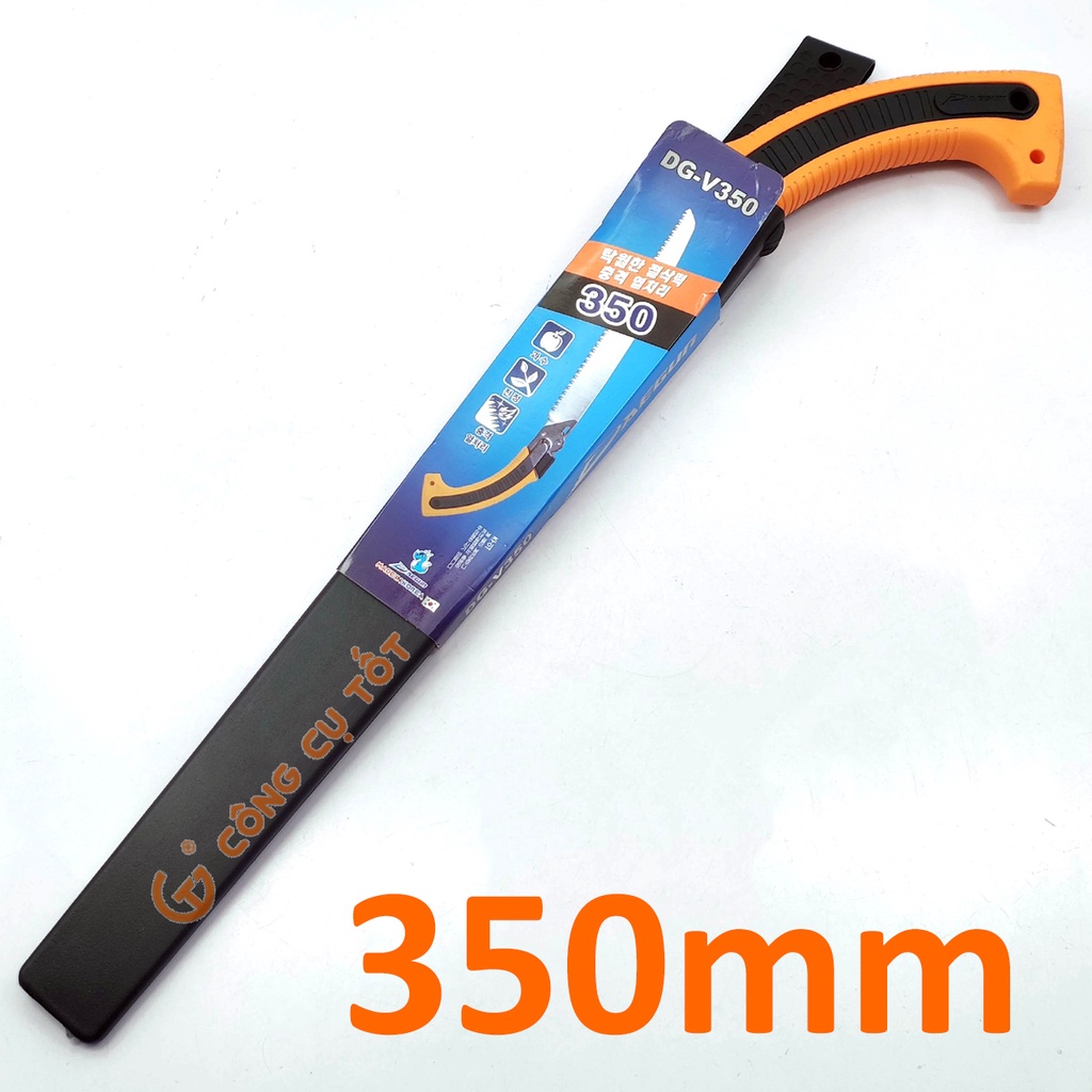 Cưa cành thẳng 350mm lưỡi thép SK4  DAEGUN DG351V Hàn Quốc