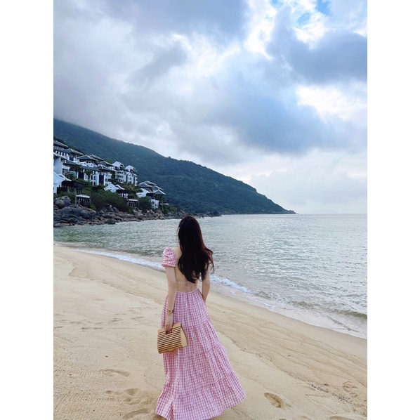 ( Ảnh thật ) Túi nan tre chữ nhật đi biển