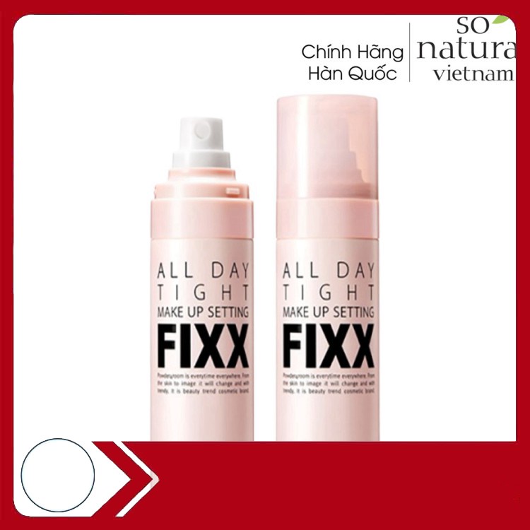 [CHÍNH HÃNG] Xịt Khóa Nền Trang Điểm So Natural All Day Tight Make Up Setting Fixx 75ml | BigBuy360 - bigbuy360.vn