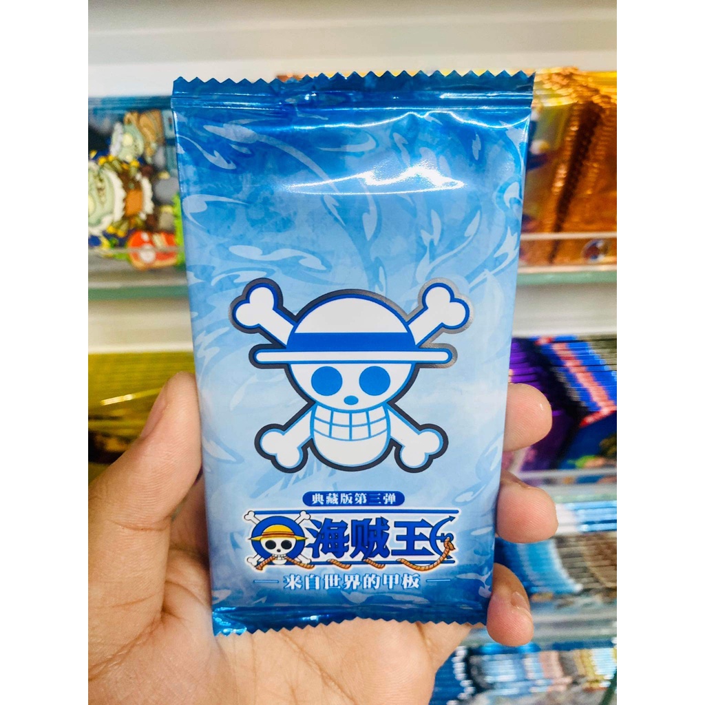 Tổng hợp Set 5 ảnh thẻ nhân phẩm Anime One Piece ngẫu nhiên chibi xinh xắn