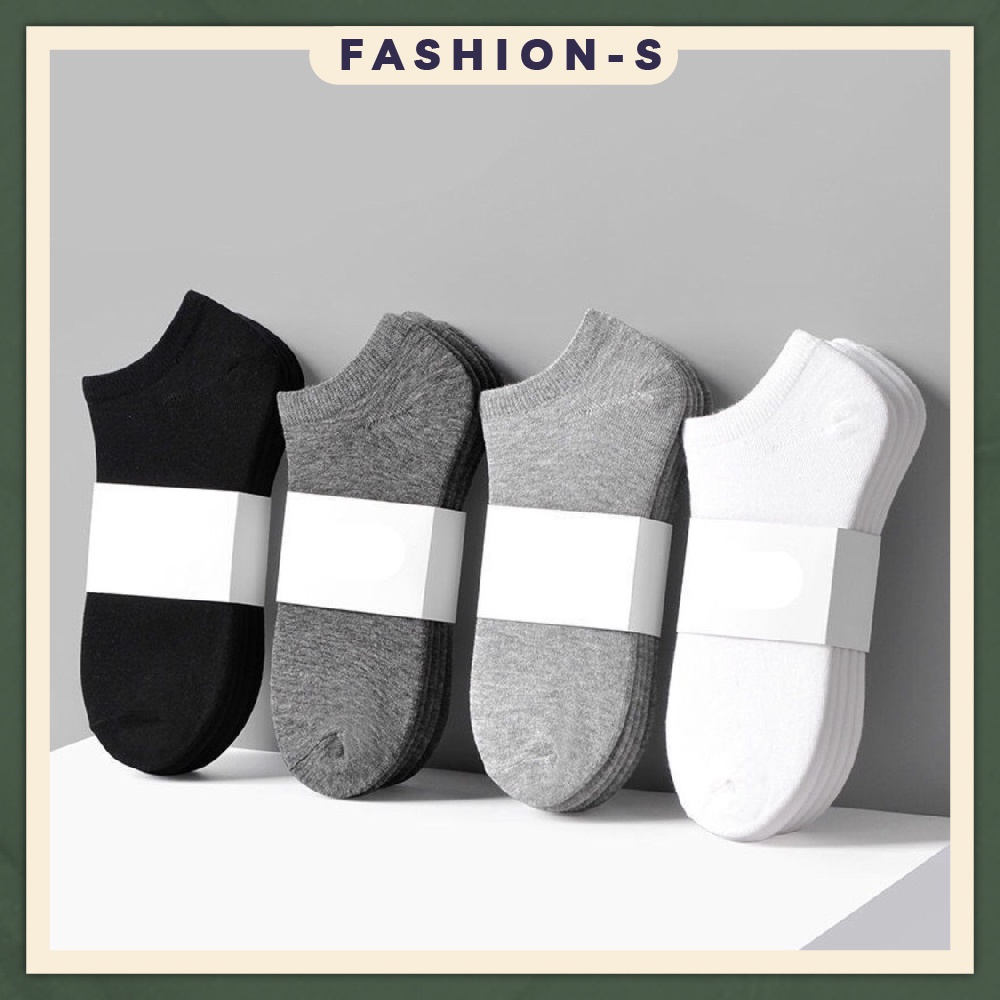 Tất cổ ngắn, vớ nam nữ thấm hút mồ hôi FS07 - FASHION S
