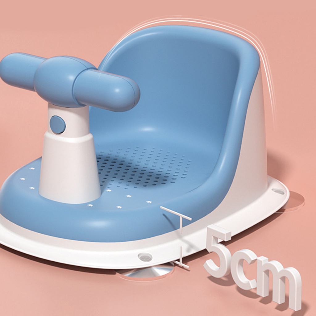 Ghế Tắm An Toàn Chống Trượt Màu Hồng Cho Bé