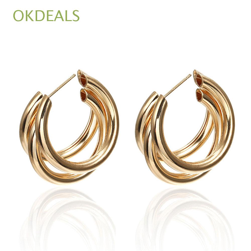 Hoa tai dạng vòng thời trang dành cho nữ