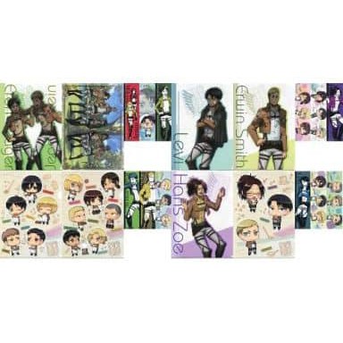 CLEARFILE [ĐỰNG ĐỀ CƯƠNG/EXTRA PAPER] ATTACK ON TITAN (2 MẶT A4) Clear File Eren Yeager & Levi [C86] FAN VẼ