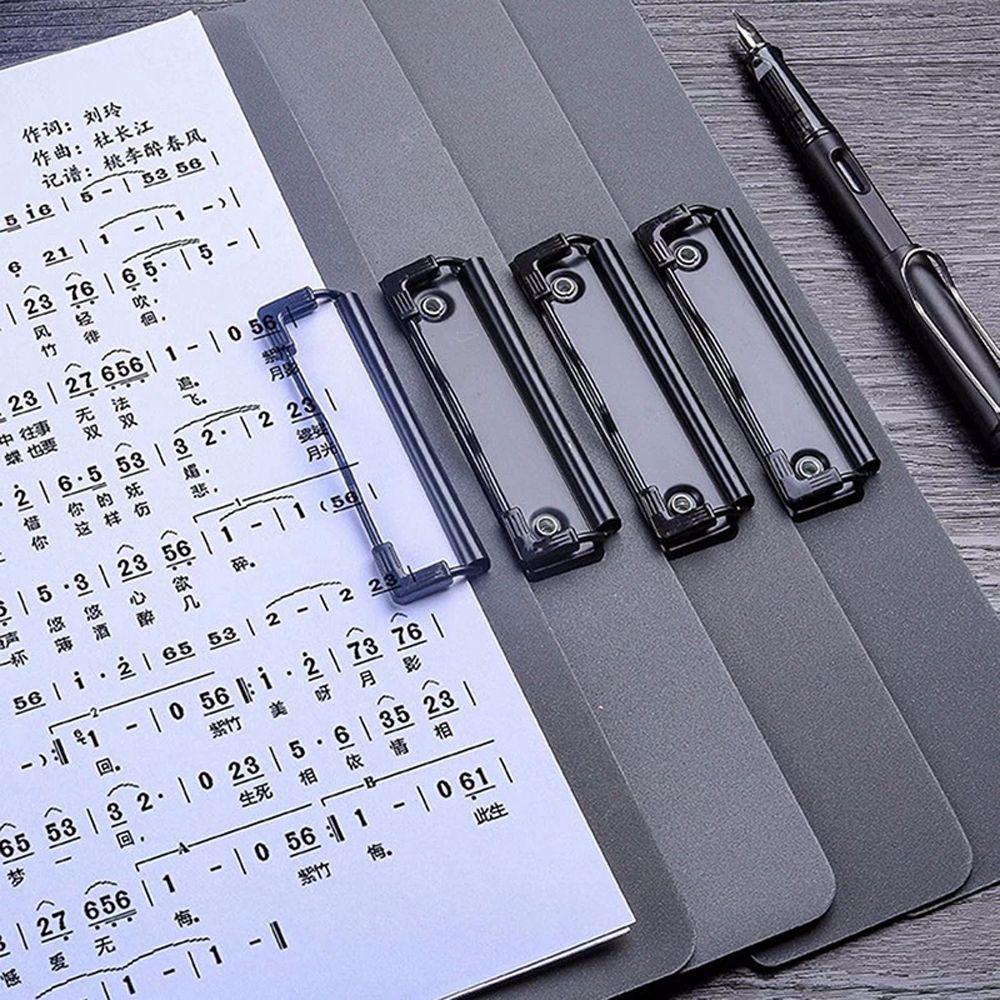 Bảng Kẹp Giấy A4 Vỏ Cứng Chống Nước Kèm Móc Kim Loại Sắp Xếp Gọn Gàng