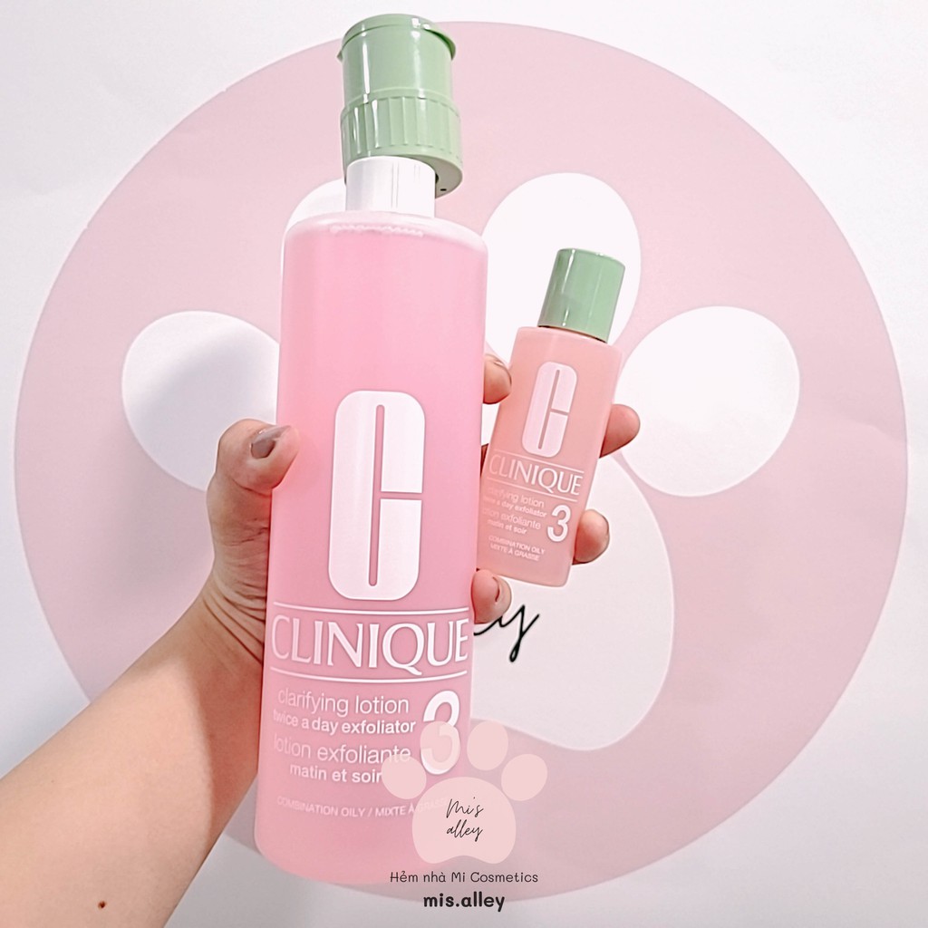 🌸CLINIQUE🌸Bill US| Nước hoa hồng cân bằng Clarifying Toner FULL & MINI