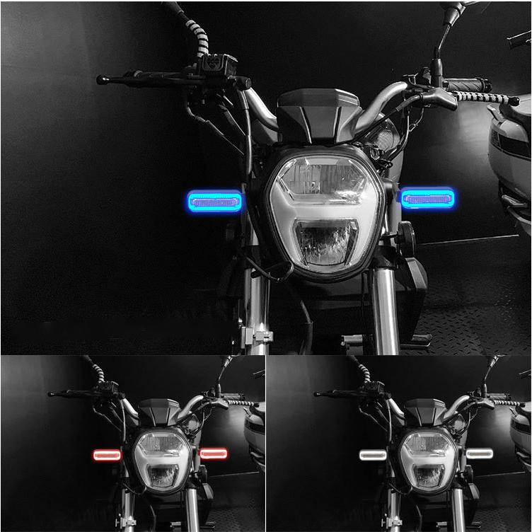 Spirit Beast Motorcycle Modified Cool LED Water Flow Warning Light 12V