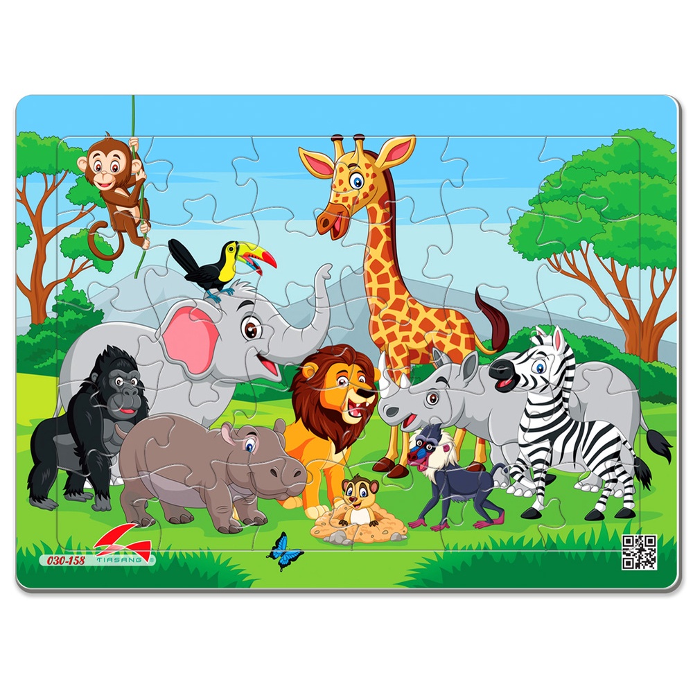 Tranh xếp hình phát triển trí tuệ cho bé Tia Sáng Jigsaw Puzzle 30 mảnh