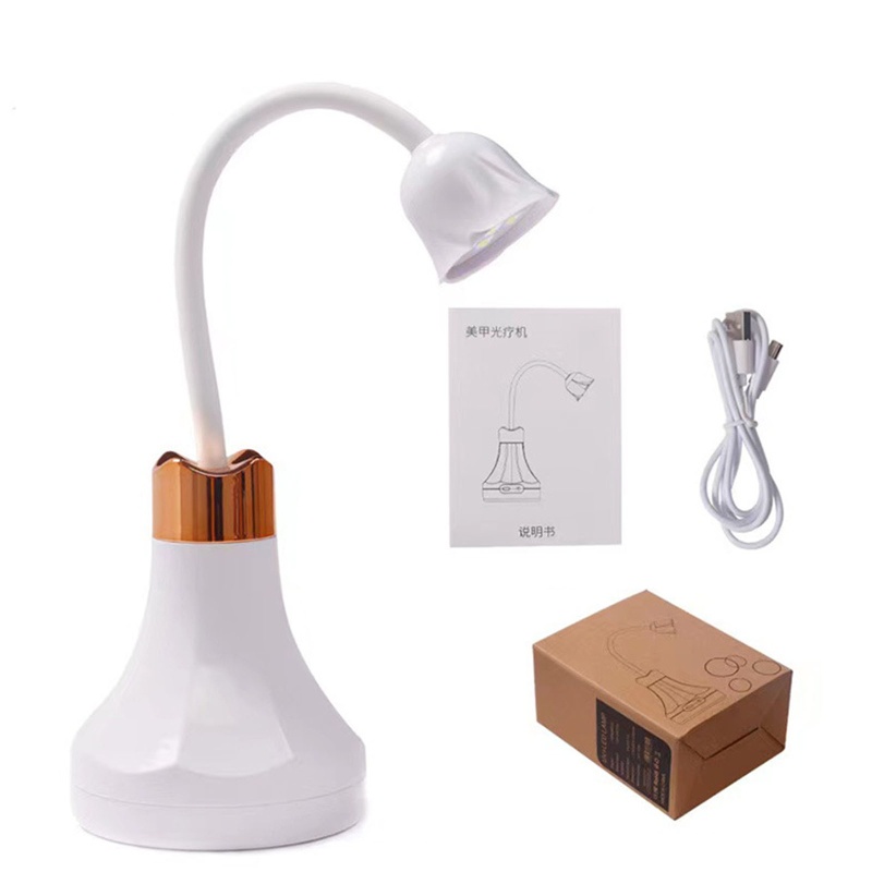 Đèn LED Hong Khô Móng Tay Bằng Tia UV 360 Độ Tiện Dụng°Đèn Làm Móng Tay Xoay Được Không Dùng Gel