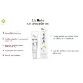 ✅[CHÍNH HÃNG] SON DƯỠNG MÔI FIXDERMA LIP BALM 15ML