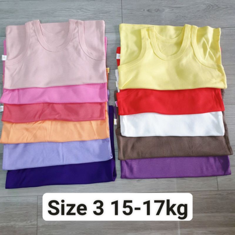 {6-18kg} [HÀNG LOẠI 1] Áo ba lỗ cotton bozip xuất dư xịn bé trai/bé gái